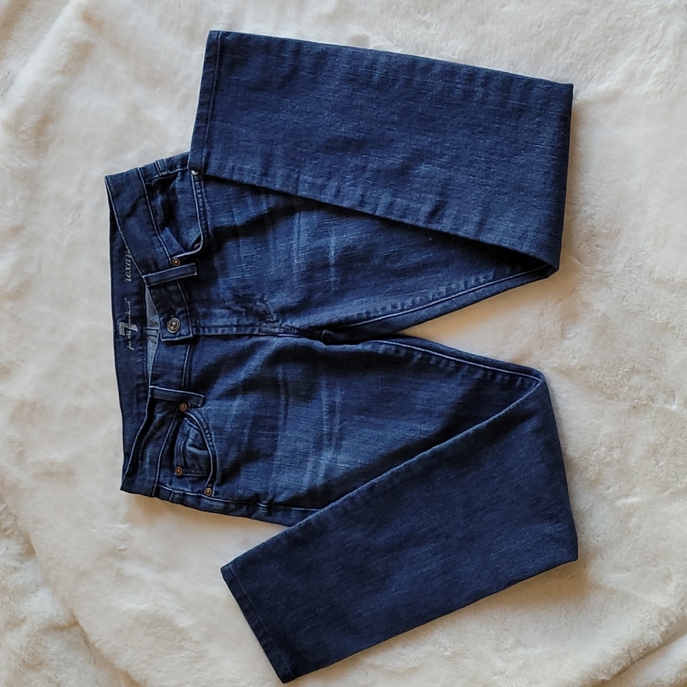7 For All Mankind Medium Wash Roxanne Blue Jeans Size 26